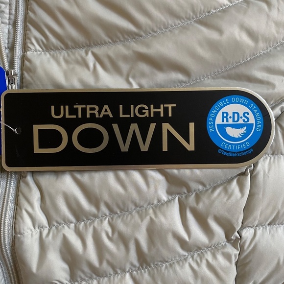 32 Degrees Heat Down Jacket, 650 Fill Power, Quilt Lines, Gray, Large, NWT - Picture 14 of 15